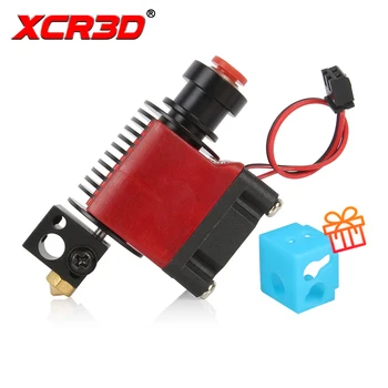 Запчасти для 3D-принтера XCR E3D V6 Hotend Kit Цельнометаллический Экструдер с J-образной головкой, Сопло с подогревом 0,4/1,75 мм, Охлаждающий Вентилятор Накаливания, Аксессуары