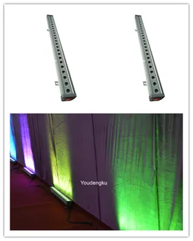 4 шт IP65 алюминиевый dmx светодиодный водонепроницаемый настенный омыватель 24*10 Вт открытый 4 в 1 rgbw светодиодный настенный омыватель сценический свадебный барный светильник
