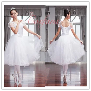 Балетная юбка-пачка для девочек, Пышное Белое Классическое Балетное платье, Балетные танцевальные костюмы для взрослых, профессиональная балетная пачка, Костюмы Лебединого озера