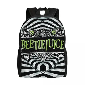 Рюкзак для ноутбука Beetlejuice из фильма ужасов Для Мужчин и женщин, Повседневная сумка для студентов колледжа, сумка в стиле Тима Бертона