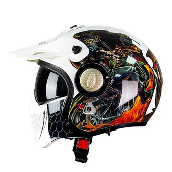 Износостойкие аксессуары для защиты мотоциклов, Дышащий байкерский шлем для мотокросса, защита от падения, полнолицевые гоночные шлемы M-2XL