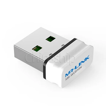 Портативный беспроводной адаптер MR-LINK ML-WU810N 150 Мбит/с WiFi4 Mini USB С поддержкой операционной системы, встроенная антенна 2 * 2dBi