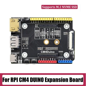 HOT-CM4-Duino Для Arduino Совместимая базовая плата для Raspberry Pi CM4 HD USB M.2 Слот Поддерживает экологическую систему Arduino