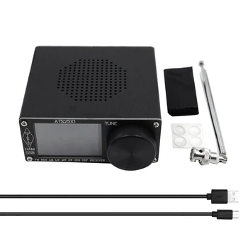 Лучшие предложения Обновление ATS-25 Plus ATS-25X1 Si4732 С чипом All Band Radio Receiver DSP Приемник FM LW MW и SW с сенсорным экраном 2,4 дюйма