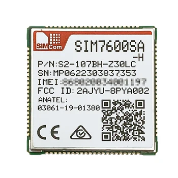 Модуль SIMCOM SIM7600SA-H LCC LTE Cat4 LTE-TDD B40/B66 LTE-FDD B1/B2/B3/B4/B5/B7/B8/B28 GSM/GPRS/EDGE 850/900/1800/1900 МГц