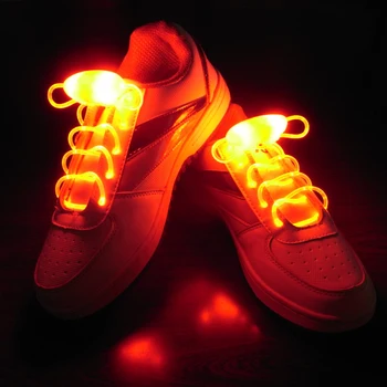 1 пара 120/80 см Светящиеся Шнурки Для Обуви Led Унисекс Для Спортивной Обуви, Шнурки Для обуви, Светящиеся Шнурки Для Обуви, Круглая Вспышка, Шнурки Для Обуви, Ленивые Шнурки Для обуви