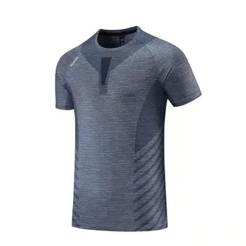 Мужская футболка с короткими рукавами и рисунком, быстросохнущая спортивная одежда 0