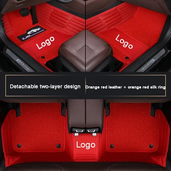 Высококачественный настраиваемый автомобильный коврик HLFNTF с полным объемом для пыле- и водонепроницаемого салона ACURA MDX 2014-2017 2