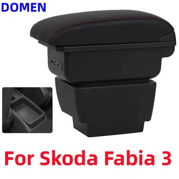 Для Skoda Fabia 3 Подлокотник Для Skoda Fabia III Комбинированный Автомобильный подлокотник коробка Для дооснащения Коробка для хранения запчастей автомобильные аксессуары 2015-2020