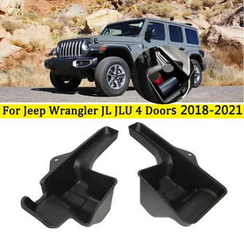 Для Jeep Wrangler JL JLU Sahara Rubicon 2018-2021 Задний Боковой Ящик Для Хранения Лоток Для Укладки И Уборки Заднего Багажника Органайзер Внутренние Детали