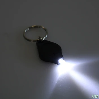 1 шт., брелок для ключей на открытом воздухе, мини-брелок, сжимающий Свет, Микро светодиодный фонарик