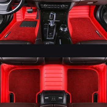 Высококачественный индивидуальный одно- и двухслойный съемный автомобильный коврик в полоску для Ferrari 612 Scaglietti Автозапчасти 4