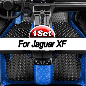 Автомобильные коврики для Jaguar XF Седан 2016 2017 2018 Пользовательские автоматические накладки для ног автомобильный ковровый чехол