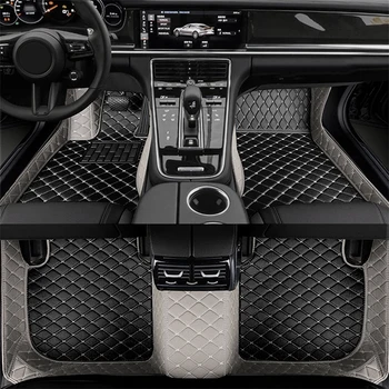 Автомобильные коврики для Jaguar XF Седан 2016 2017 2018 Пользовательские автоматические накладки для ног автомобильный ковровый чехол 4