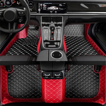 Автомобильные коврики для Jaguar XF Седан 2016 2017 2018 Пользовательские автоматические накладки для ног автомобильный ковровый чехол 5