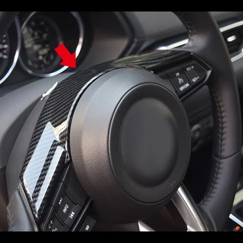 Для Mazda CX-3 CX3 2016 2017 2018 Аксессуары ABS Матовый/из Углеродного Волокна Авто U Стиль Рулевое Колесо Внутренняя Крышка Отделка Автомобиля Стайлинг