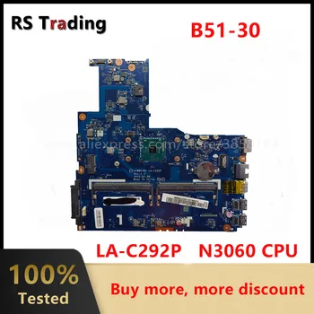 Для LENOVO Ideapad B51-30 Материнская плата ноутбука с процессором N3060 DDR3L 5B20L02430 AIWBO/B1 LA-C292P