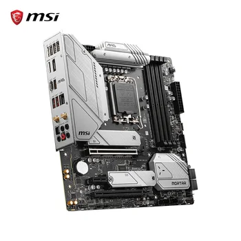 MSI Новая Материнская плата MAG B660M MORTAR MAX WIFI DDR4 + процессор i7 12700F с поддержкой Intel 12/13 128 ГБ Micro-ATX Wi-Fi 6E Placa mãe 4