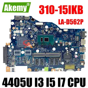 LA-D562P материнская плата Для Lenovo Ideapad TianYi 310-15IKB 110-15ISK Материнская плата ноутбука 4405U I3 I5 I7 процессор 6-го поколения 4 ГБ 0