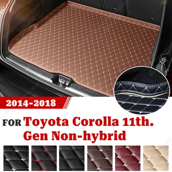 Автомобильный коврик для багажника Toyota Corolla негибридный 2014 2015 2016 2017 2018, автомобильные аксессуары на заказ, украшение интерьера авто
