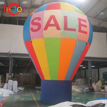 6 м/20 футов или 8 м /26 футов изготовленный на заказ радужный надувной наземный шар для выставки/гигантский надувной наземный шар