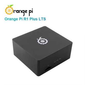 Плата Orange Pi R1 Plus LTS в черном металлическом корпусе 4
