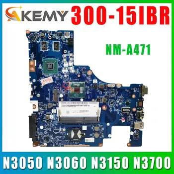 BMWC1/BMWC2 NM-A471 Материнская плата для ноутбука LENOVO 300-15IBR Материнская плата с процессором N3050 N3060 N3150 N3700 920M 1G
