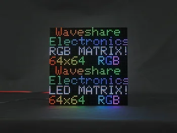 RGB-Matrix-P3-64x64-F, Гибкая полноцветная светодиодная матричная панель RGB, шаг 3 мм, 64 × 64 пикселя, Регулируемая яркость и сгибаемая печатная плата