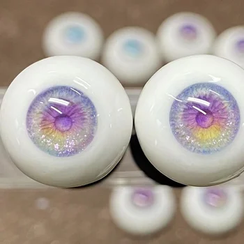 1/3 1/4 BJD Eyes 14 мм 16 мм Фиолетовый Блестящий шарик для глаз