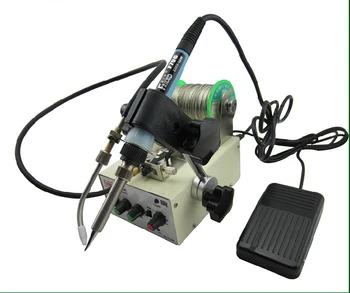 Автоматическая машина для подачи олова, паяльник с постоянной температурой, многофункциональный ножной паяльник Teclast Iron F3100
