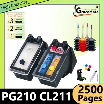 PG210 CL211 Замена pg210 cl211 для принтера Canon картридж pixma IP2700 IP2702 MP240 MP250 MP490 MP495 MX320 MX410 MX420