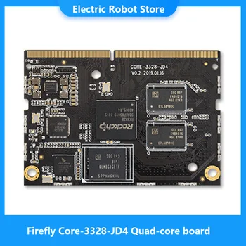 Firefly Core-3328-JD4 Четырехъядерная 64-разрядная плата начального уровня с микроконтроллером для разработки Linux