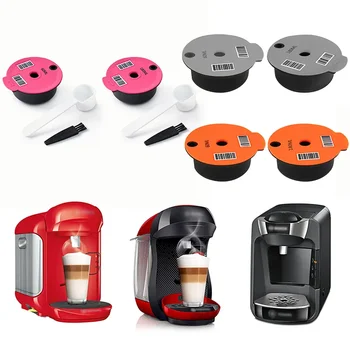 Машина для Многоразового использования, Капсульная Кофейная чашка, фильтровальные корзины, щетка-ложка для кухонных гаджетов Bosch-s Tassimo Cafe