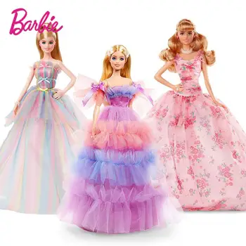 Оригинальные куклы Барби, Новые Пожелания ко дню рождения, Коллекционное издание, Куклы, Коллекционные игрушки для девочек, подарок на день рождения GHT42 GTJ85 FXC76