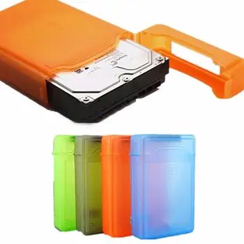 3,5 дюймовый пылезащитный пластик IDE SATA HDD Жесткий диск Коробка для хранения Дисков Чехол