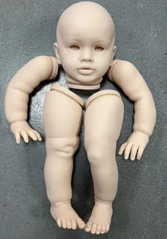 26-дюймовые огромные детские незаконченные комплекты для перерождения, Реалистичные неокрашенные части куклы Пиппа с тканевым телом и глазами, комплекты для перерождения Бебе