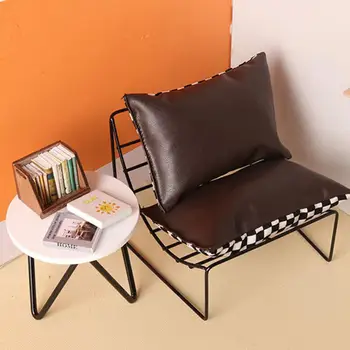 Изящная модель дивана-стула С высоким Уменьшением Размера Мини-стула Мебель стабильной структуры Moon Chair Модель мебели DIY