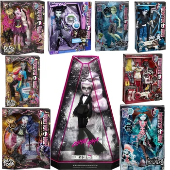 Monster High Original Ghouls Rule Фрэнки Штайн Кукла Скарис Город ужасов Аббатство Боминабле Большой Риф-Скарриер Игрушки Для девочек