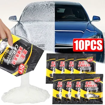 10ШТ Порошок для мытья автомобилей Шампунь для чистки автомобилей Многофункциональные Чистящие Средства Покрытие для Полировки автомобилей Аксессуары Для мытья лобового стекла