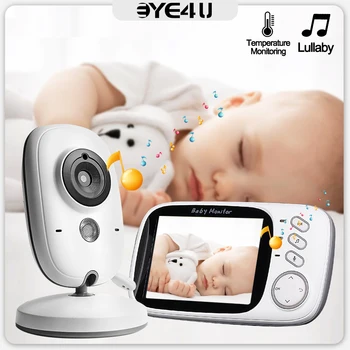 Видеоняня VB603 3,2 Дюйм(ов) ЖК-дисплей 2,4 G, Двустороннее аудио для матери и детей, Няня, Камера наблюдения, Экран отображения температуры