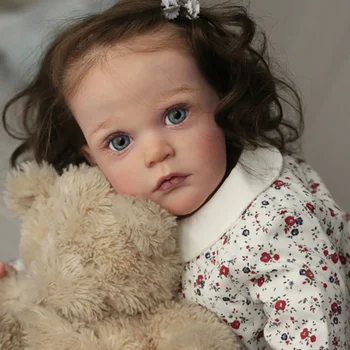 Набор для Реборна 24 дюйма Baby Mattia с COA DIY Toy Kit Мягкий виниловый неокрашенный комплект незаконченной куклы