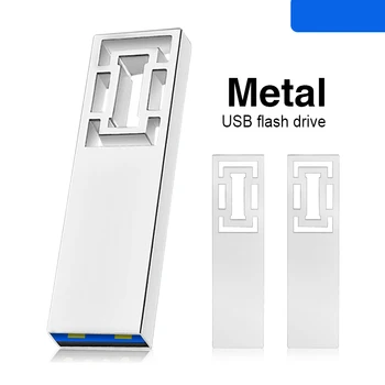 Супер Мини Флэш-Металлический Водонепроницаемый накопитель USB2.0 Ручка для хранения телефона 128 ГБ Memory Stick 64 ГБ 32 ГБ Креативный U-диск в подарок