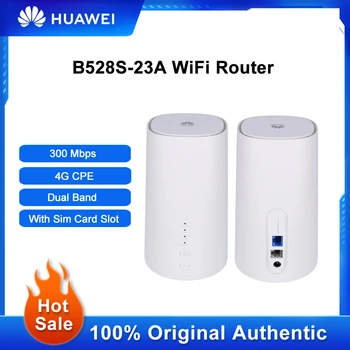 Разблокированный Huawei B528S-23A WiFi Маршрутизатор Модем 4G Wi-Fi Sim-карта Cat 6 LTE CPE 300 Мбит/с Двухдиапазонный Удлинитель Усилитель сигнала