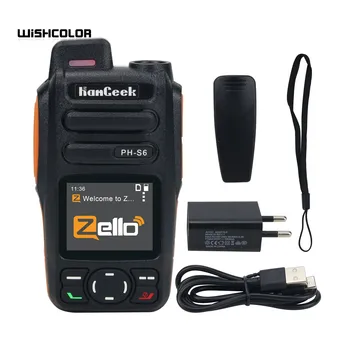 HamGeek HG-S6 4G Сетевое Радио Портативная Рация Ручной Приемопередатчик LTE/WCDMA/GSM POC-радио Для Zello