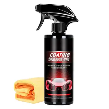 Керамический спрей для покрытия автомобиля Quick Coat Ceramic Coating Spray Керамический спрей С гидрофобной формулой и УФ-защитным воском Также для автомобиля
