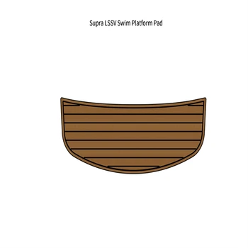 Supra LSSV, коврик для плавания, лодка, EVA, искусственная пена, настил из тикового дерева, коврик для пола