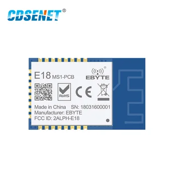 CDSENET 10ШТ CC2530 2,4 ГГц 4dbm UART диапазон 200 м 256 кб Флэш-печатная антенна SoC SMD Zigebee Модуль E18-MS1-PCB