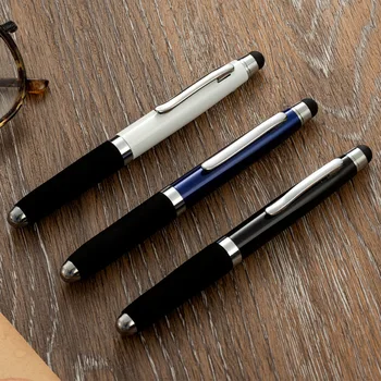 Роскошная Мини-Короткая Металлическая Шариковая ручка с сенсорным экраном и Губкой Высшего Качества, Подарочная Универсальная Емкостная ручка, Масляная ручка для рукописного ввода