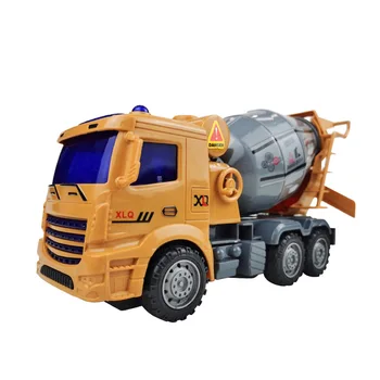 Детский большой инженерный автомобиль Инерционный автомобильный набор Для мальчиков Развивающая игрушка Городской санитарный грузовик Военная модель Ракетный автомобиль 3
