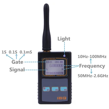 IBQ102 10 Гц-2-6 ГГц Двухсторонний радиочастотный измеритель Замена для частотомера Baofeng Yaesu Kenwood 4